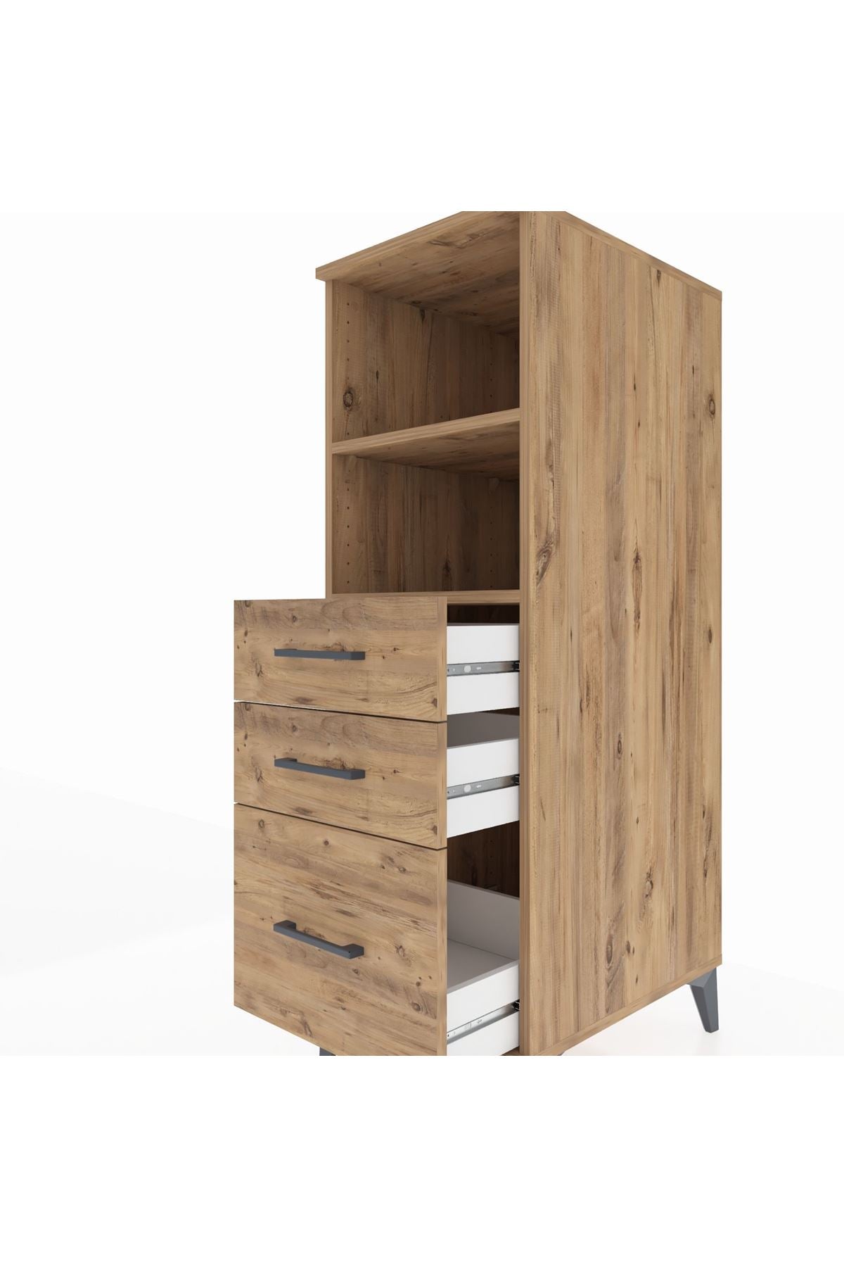 Kronos Dolap 2 Raflı 3 Çekmeceli 44x59x134 - S82M072V9C