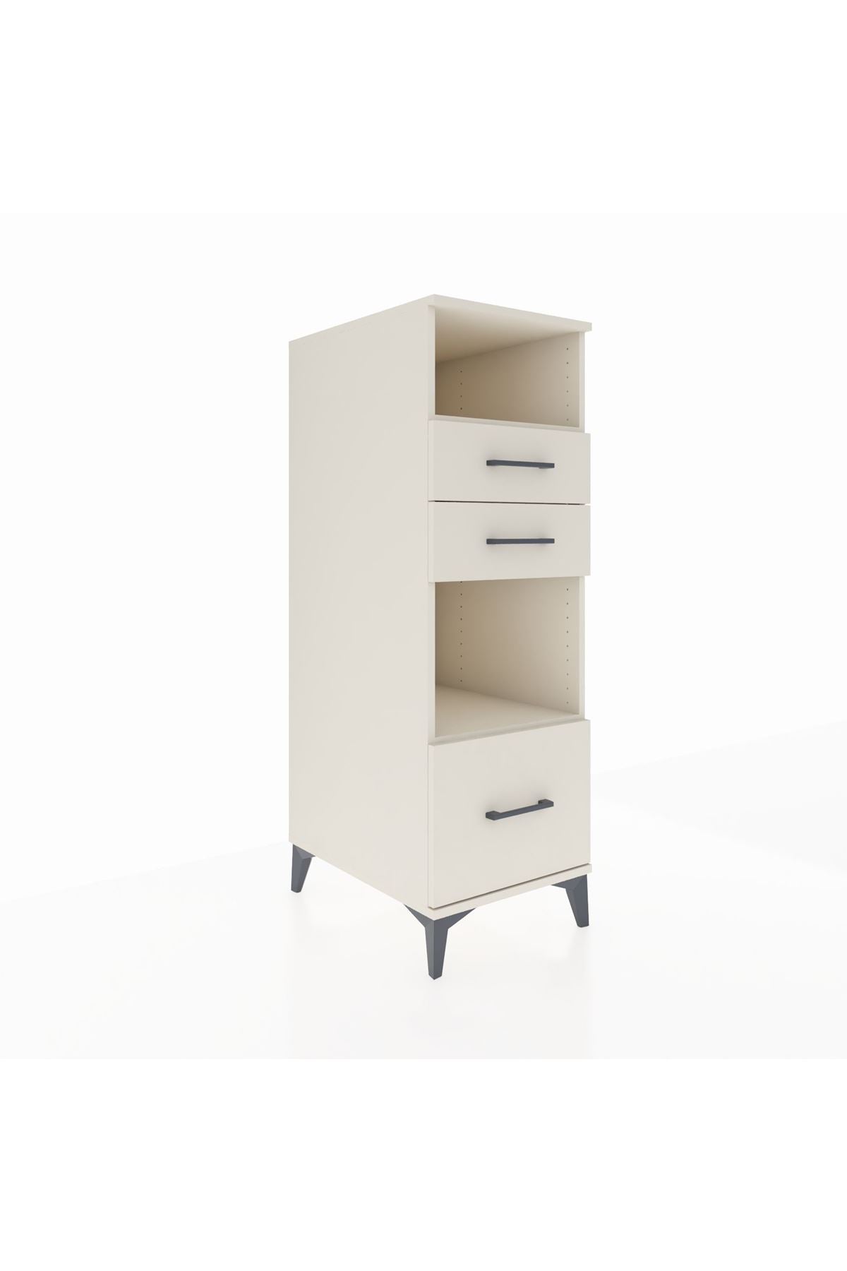 Kronos Dolap 2 Raflı 3 Çekmeceli 44x59x134 - S82M073V1C