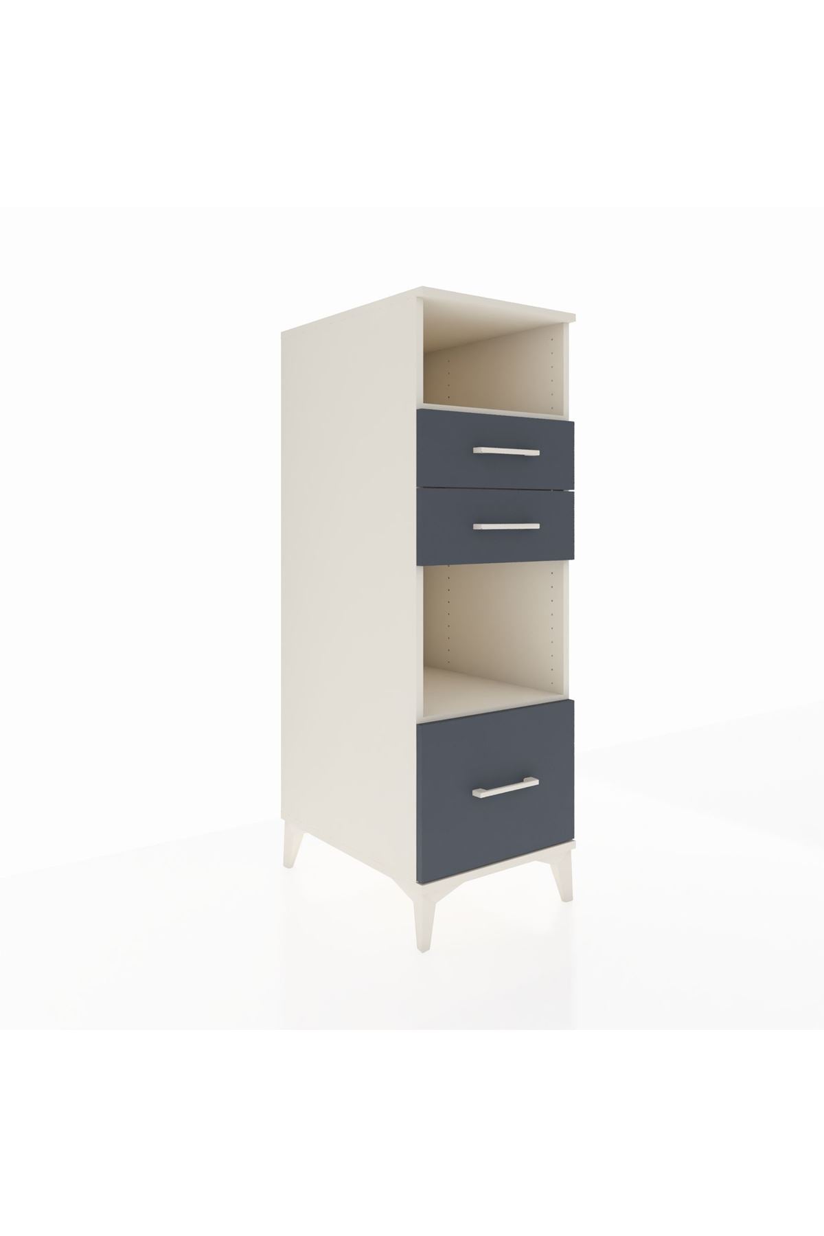 Kronos Dolap 2 Raflı 3 Çekmeceli 44x59x134 - S82M073V2C