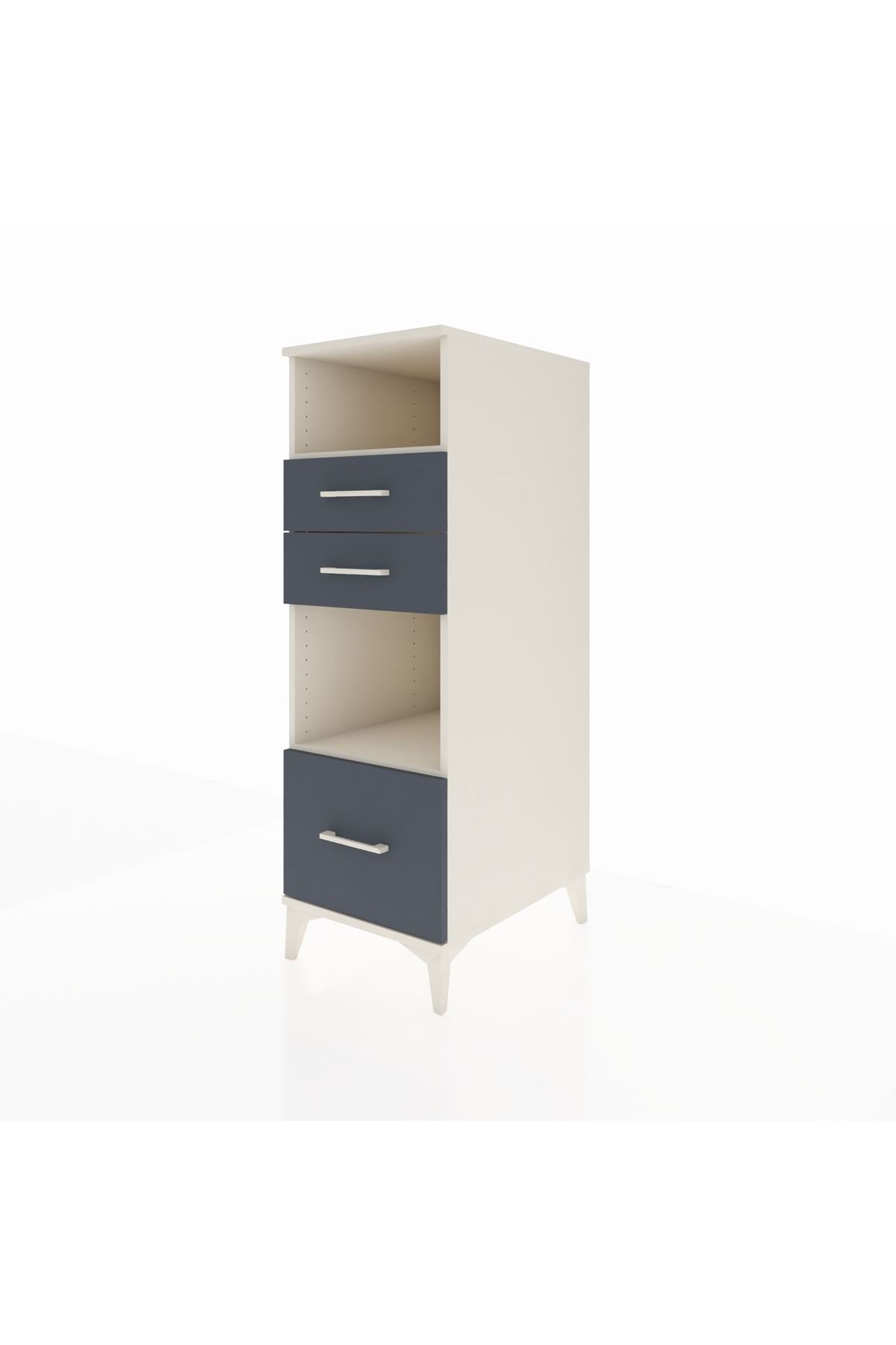 Kronos Dolap 2 Raflı 3 Çekmeceli 44x59x134 - S82M073V2C