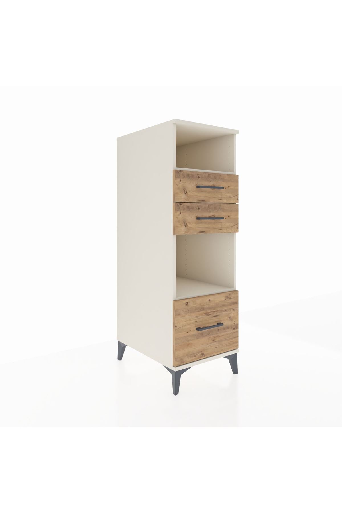 Kronos Dolap 2 Raflı 3 Çekmeceli 44x59x134 - S82M073V3C