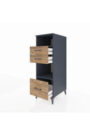 Kronos Dolap 2 Raflı 3 Çekmeceli 44x59x134 - S82M073V6C