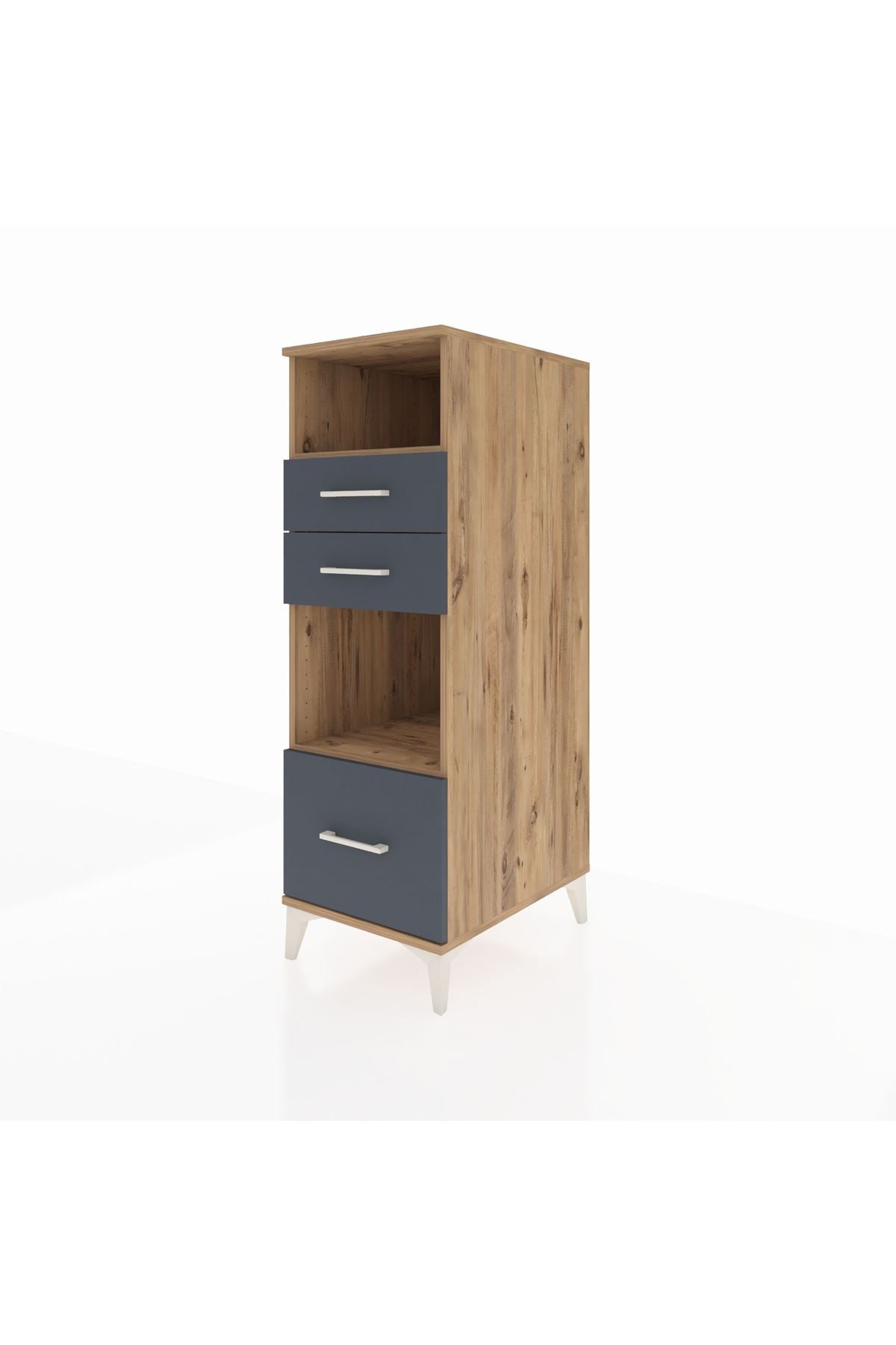 Kronos Dolap 2 Raflı 3 Çekmeceli 44x59x134 - S82M073V8C