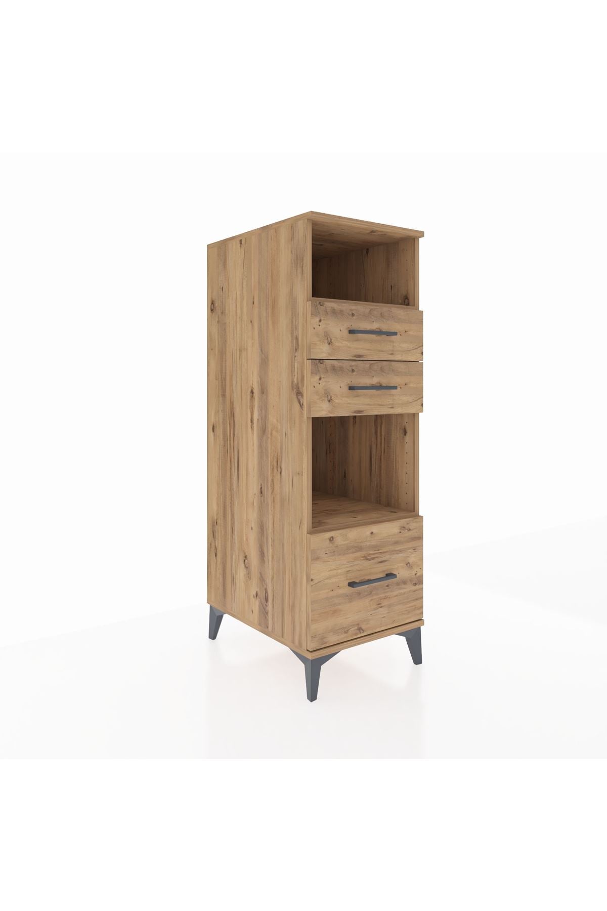 Kronos Dolap 2 Raflı 3 Çekmeceli 44x59x134 - S82M073V9C