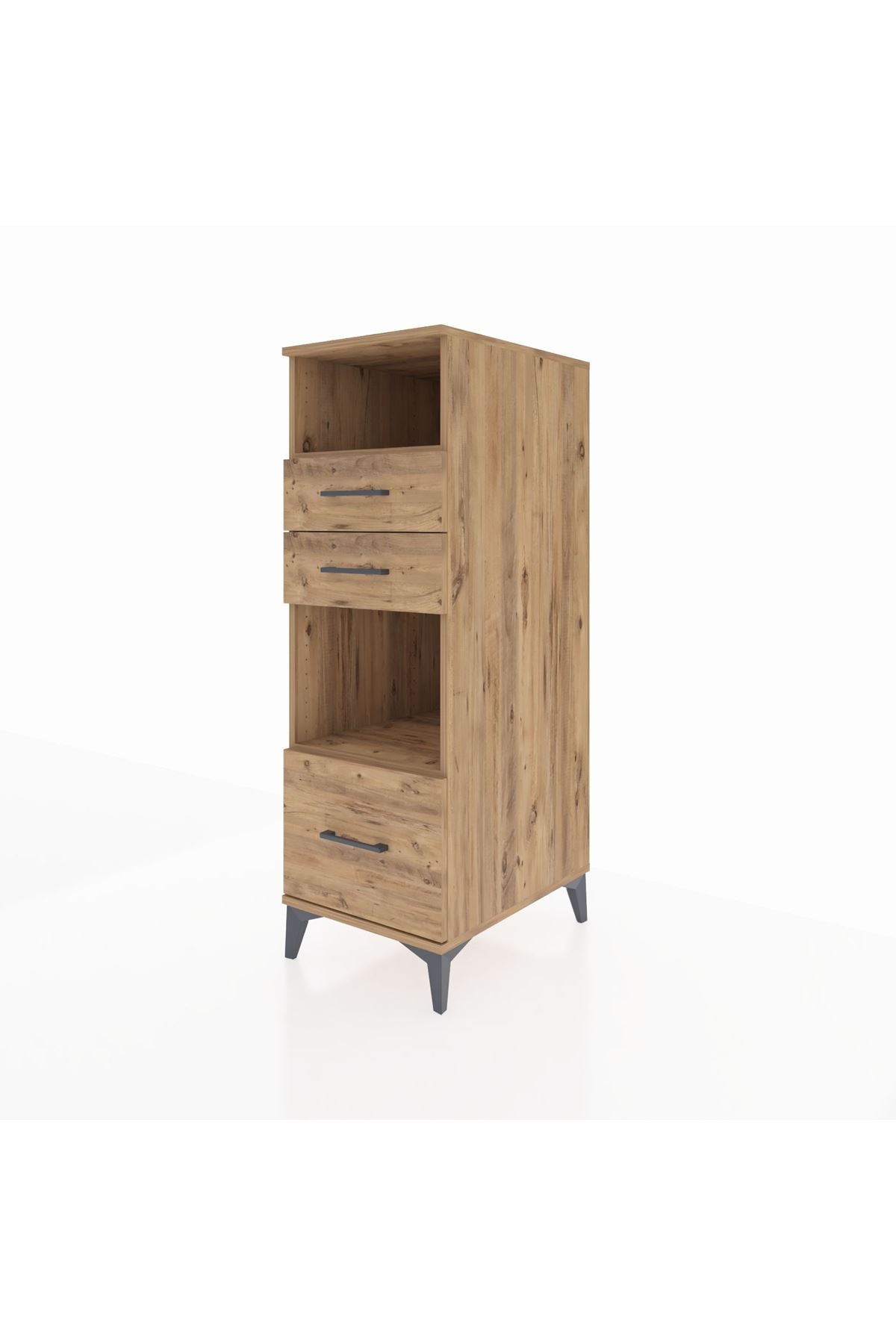 Kronos Dolap 2 Raflı 3 Çekmeceli 44x59x134 - S82M073V9C