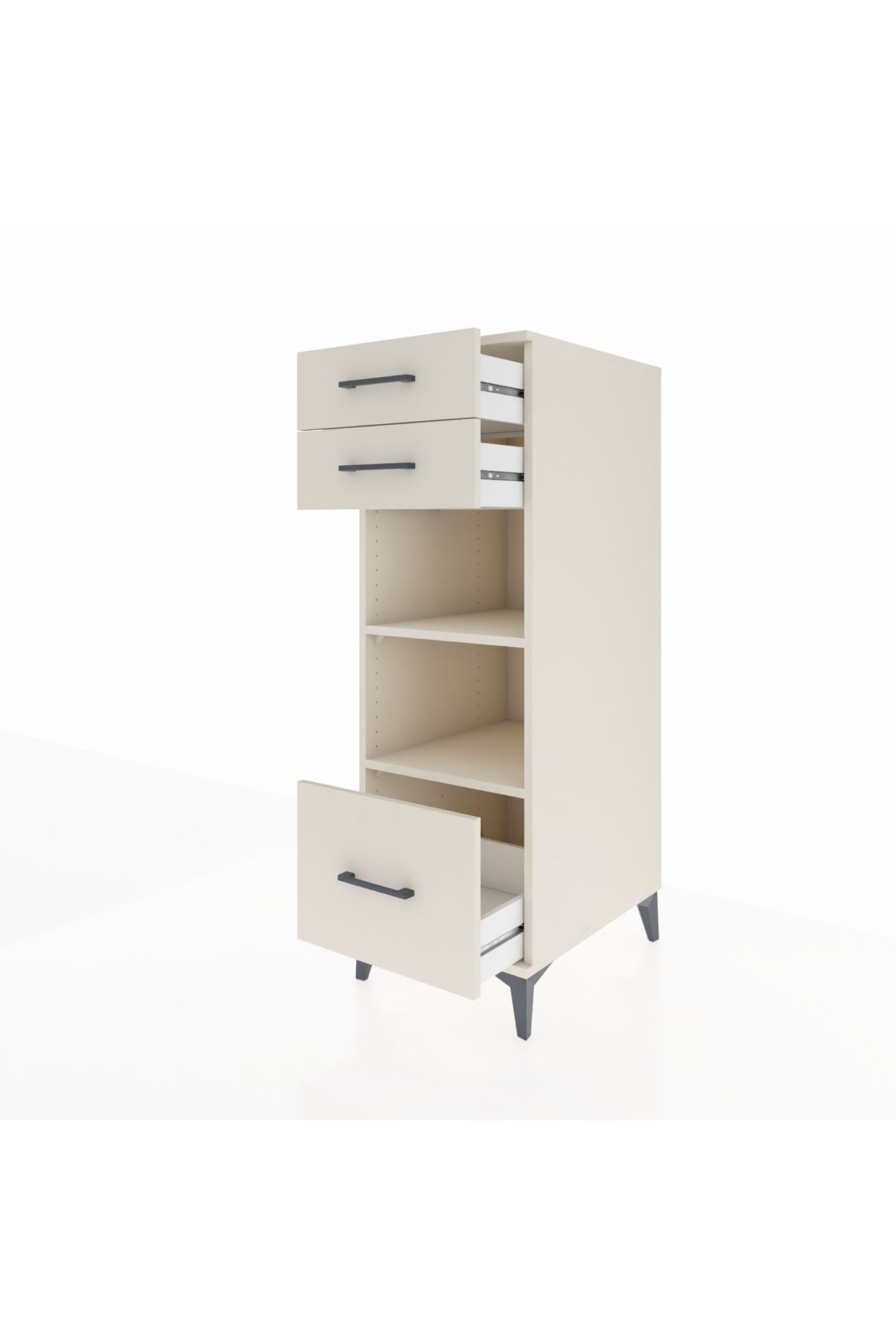 Kronos Dolap 2 Raflı 3 Çekmeceli 44x59x134 - S82M074V1C