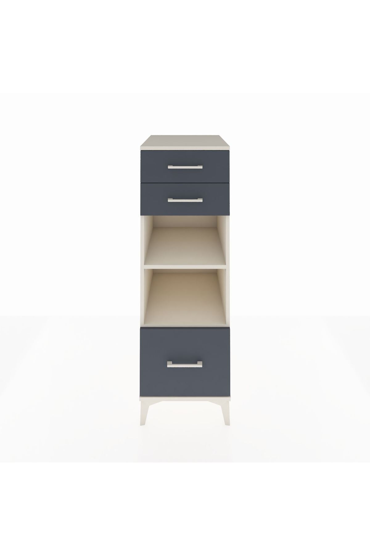 Kronos Dolap 2 Raflı 3 Çekmeceli 44x59x134 - S82M074V2C
