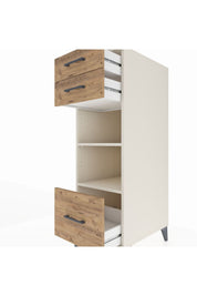 Kronos Dolap 2 Raflı 3 Çekmeceli 44x59x134 - S82M074V3C
