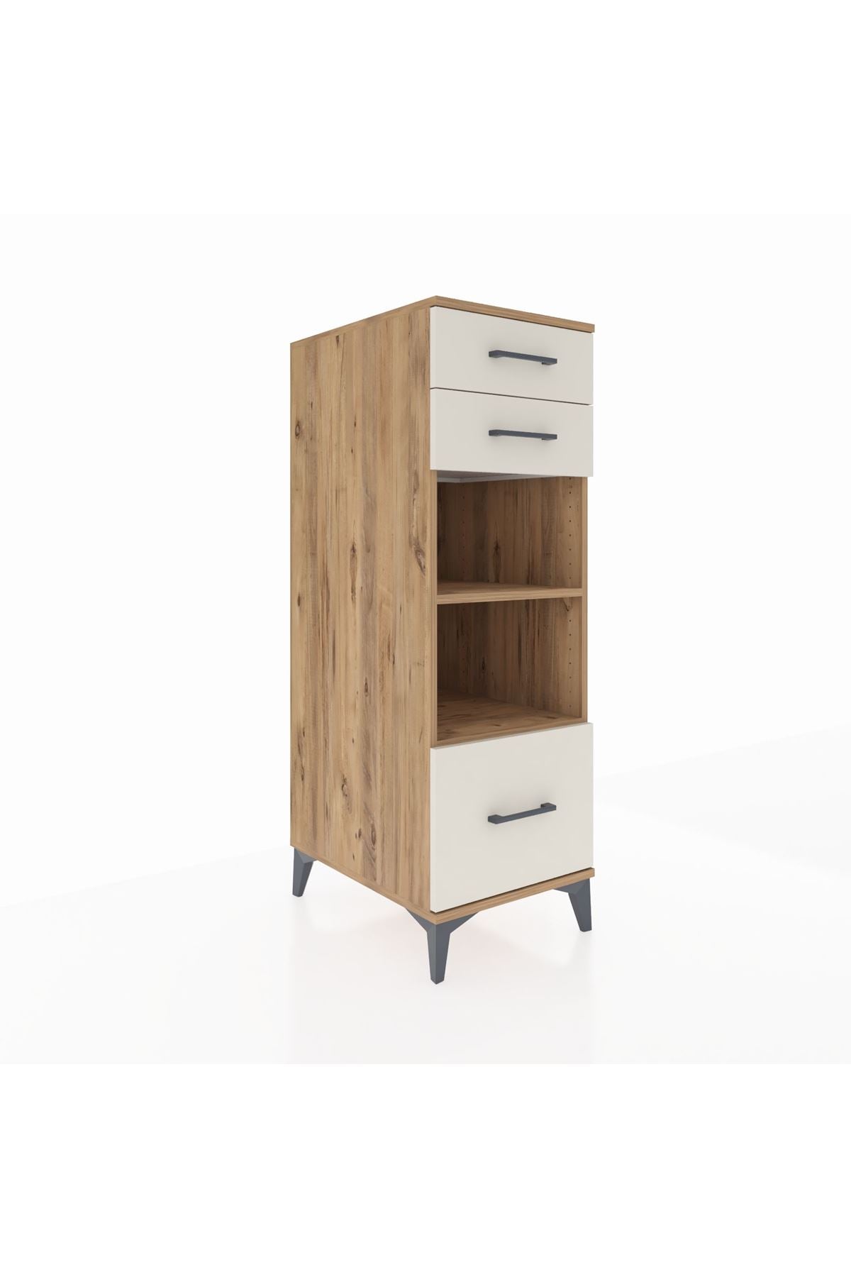 Kronos Dolap 2 Raflı 3 Çekmeceli 44x59x134 - S82M074V7C