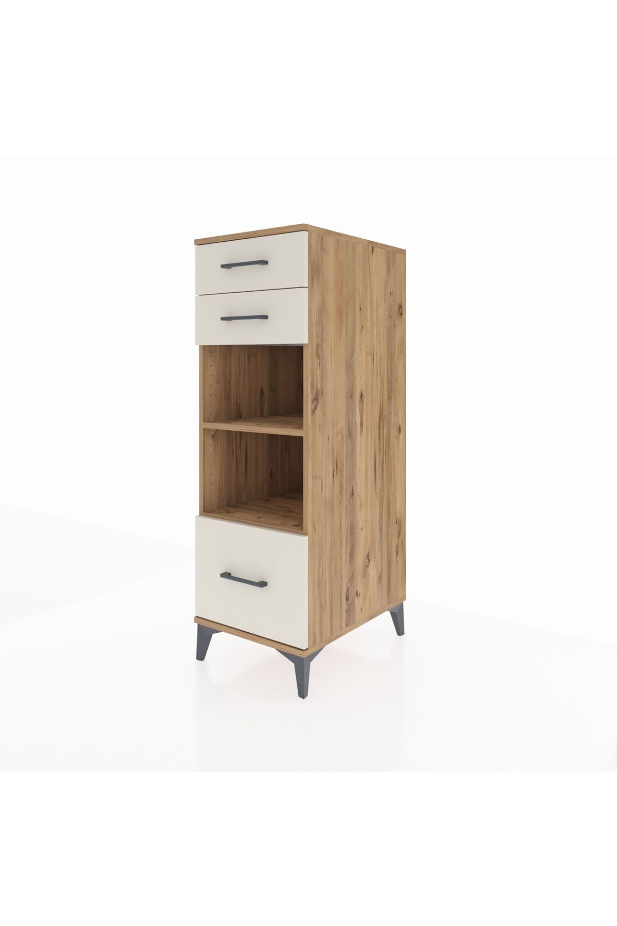 Kronos Dolap 2 Raflı 3 Çekmeceli 44x59x134 - S82M074V7C
