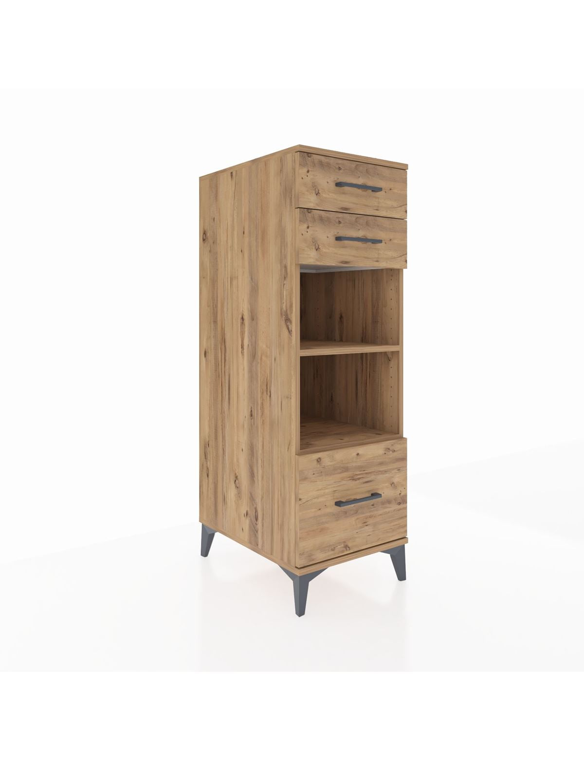 Kronos Dolap 2 Raflı 3 Çekmeceli 44x59x134 - S82M074V9C