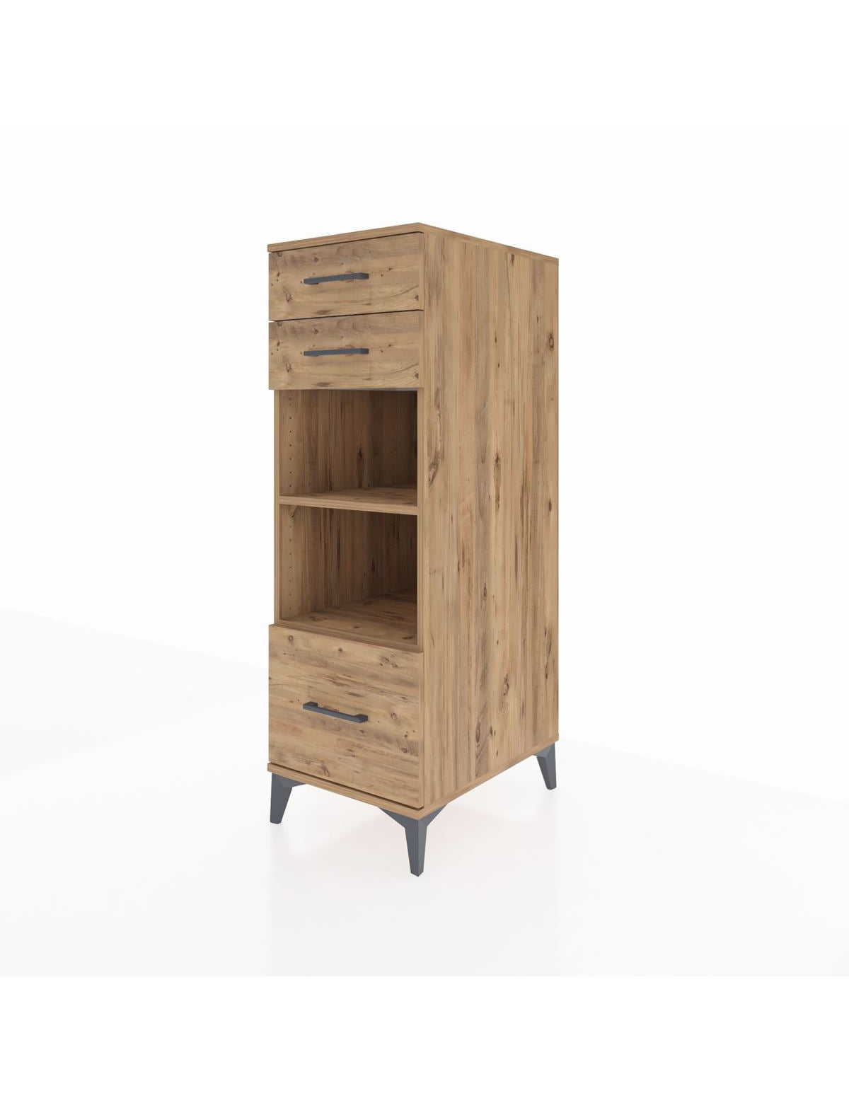 Kronos Dolap 2 Raflı 3 Çekmeceli 44x59x134 - S82M074V9C