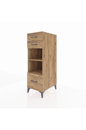 Kronos Dolap 2 Raflı 3 Çekmeceli 44x59x134 - S82M074V9C