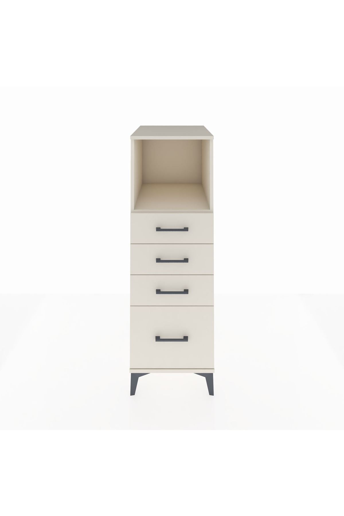 Kronos Dolap Tek Raflı 4 Çekmeceli 44x59x134 - S82M075V1C