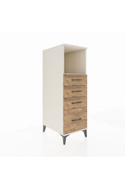 Kronos Dolap Tek Raflı 4 Çekmeceli 44x59x134 - S82M075V3C