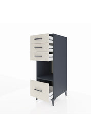 Kronos Dolap Tek Raflı 4 Çekmeceli 44x59x134 - S82M076V4C