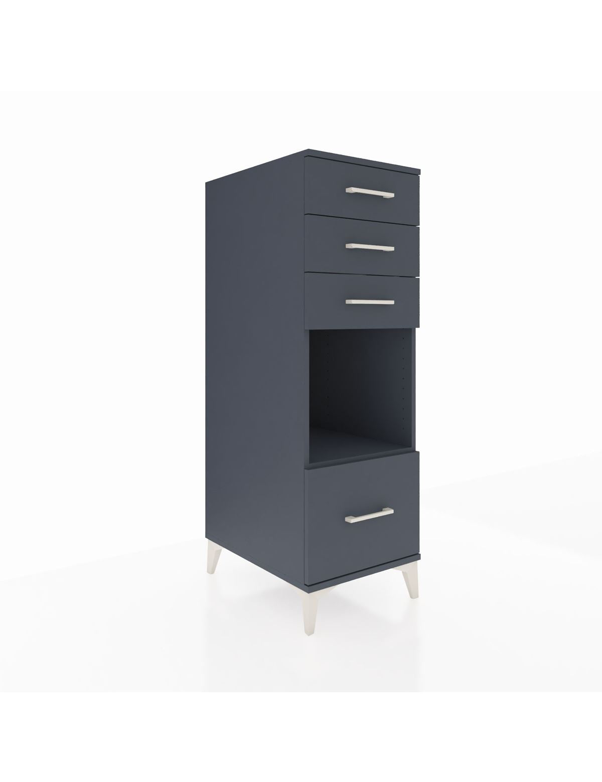 Kronos Dolap Tek Raflı 4 Çekmeceli 44x59x134 - S82M076V5C