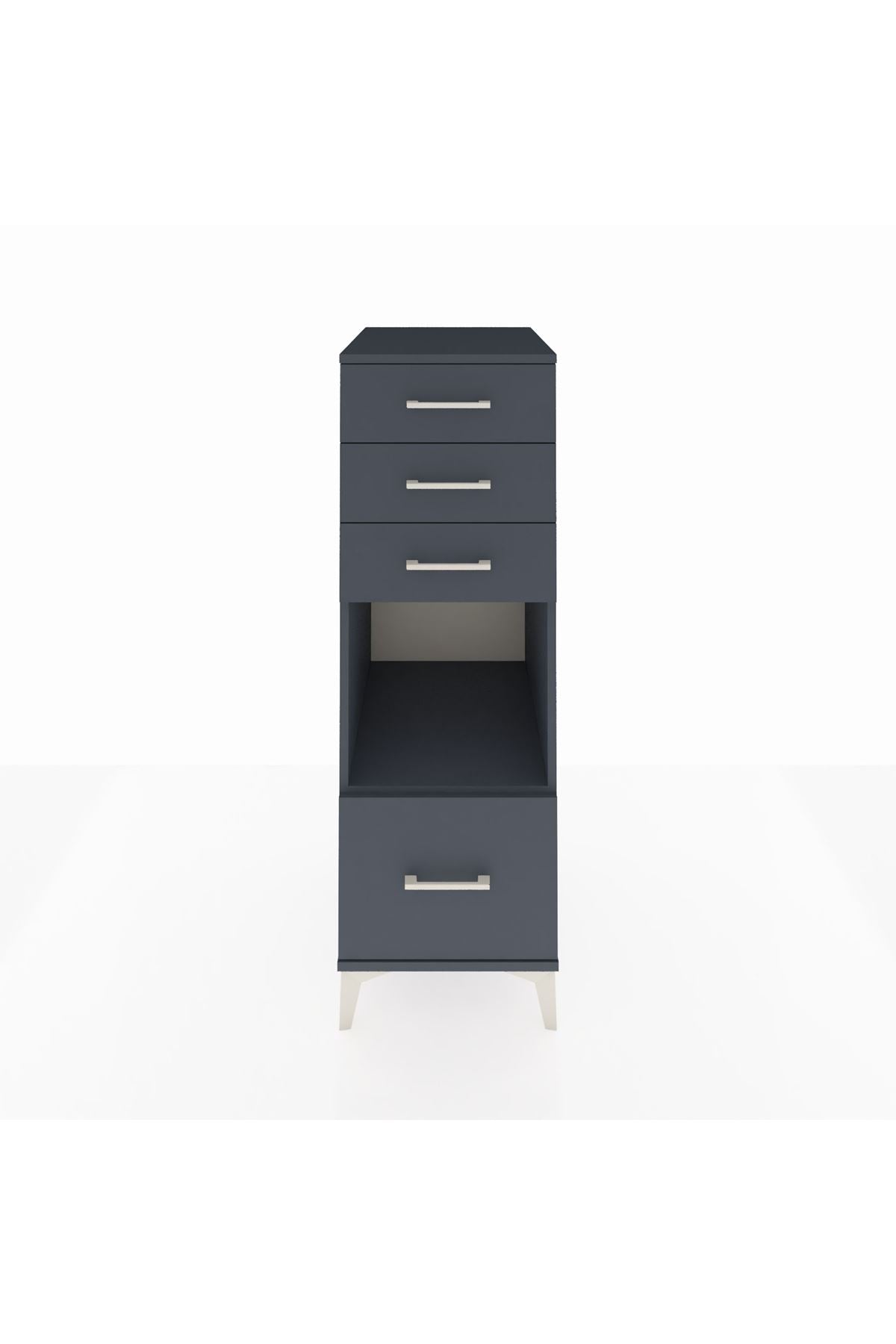 Kronos Dolap Tek Raflı 4 Çekmeceli 44x59x134 - S82M076V5C