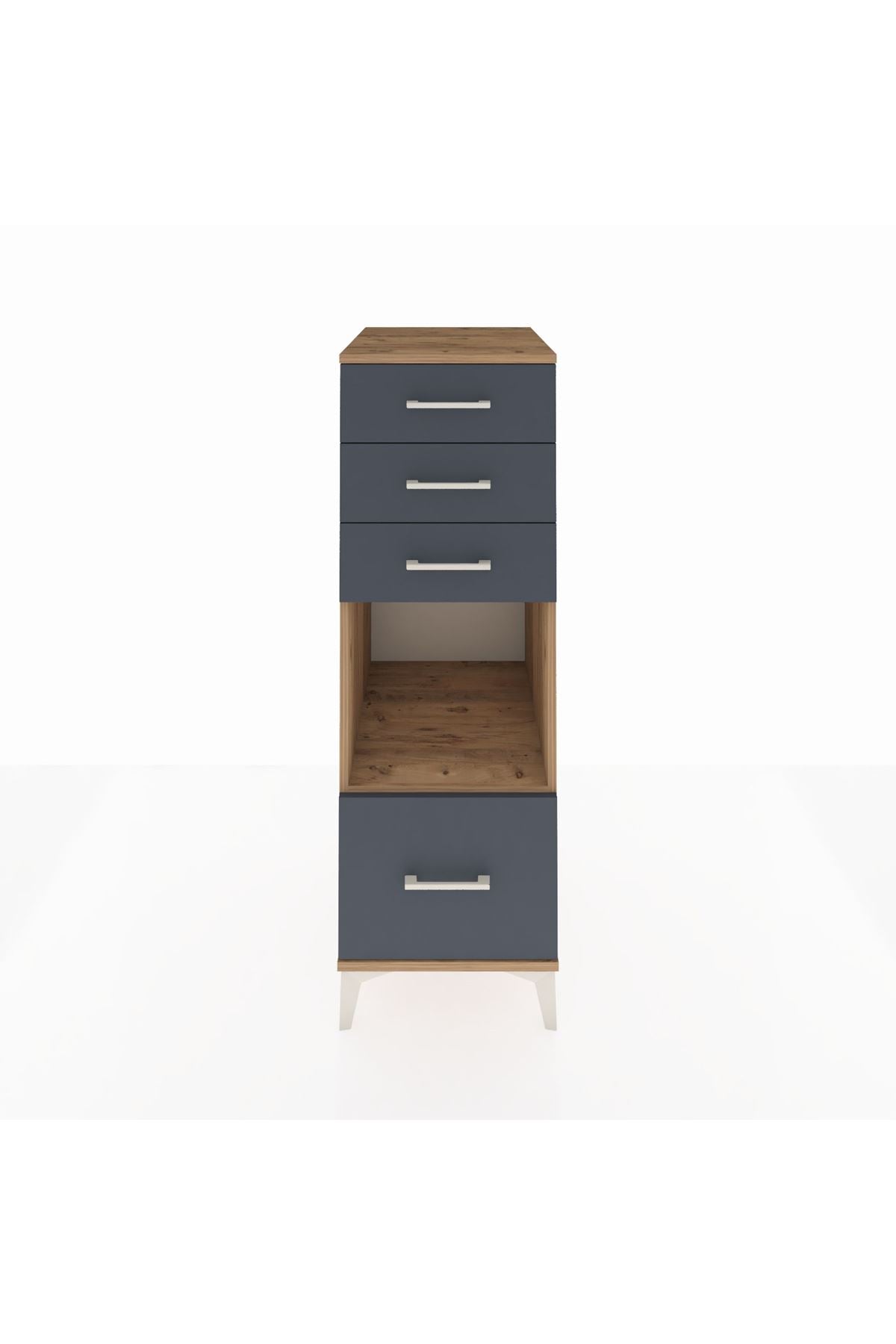 Kronos Dolap Tek Raflı 4 Çekmeceli 44x59x134 - S82M076V8C