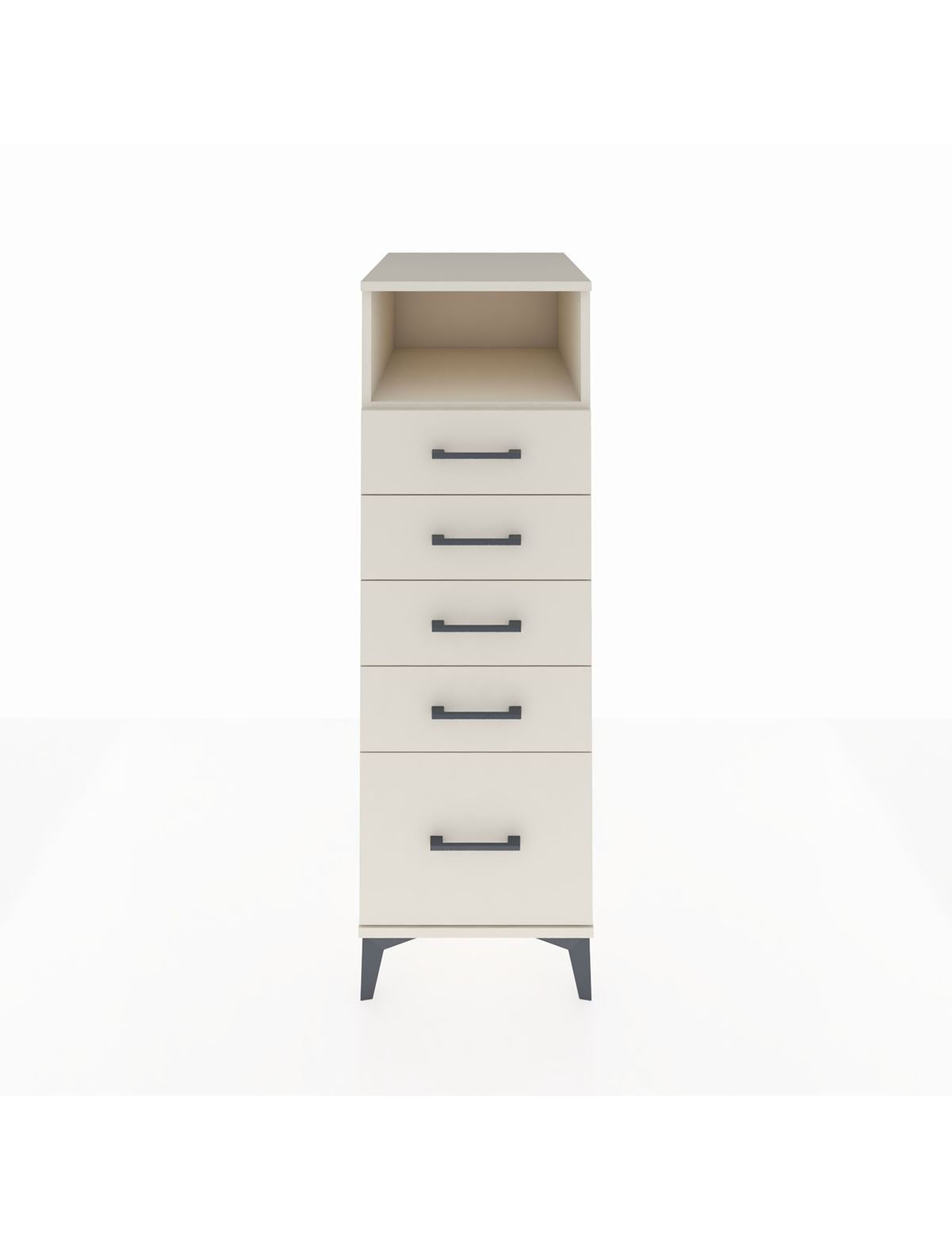 Kronos Dolap Tek Raflı 5 Çekmeceli 44x59x134 - S82M077V1C