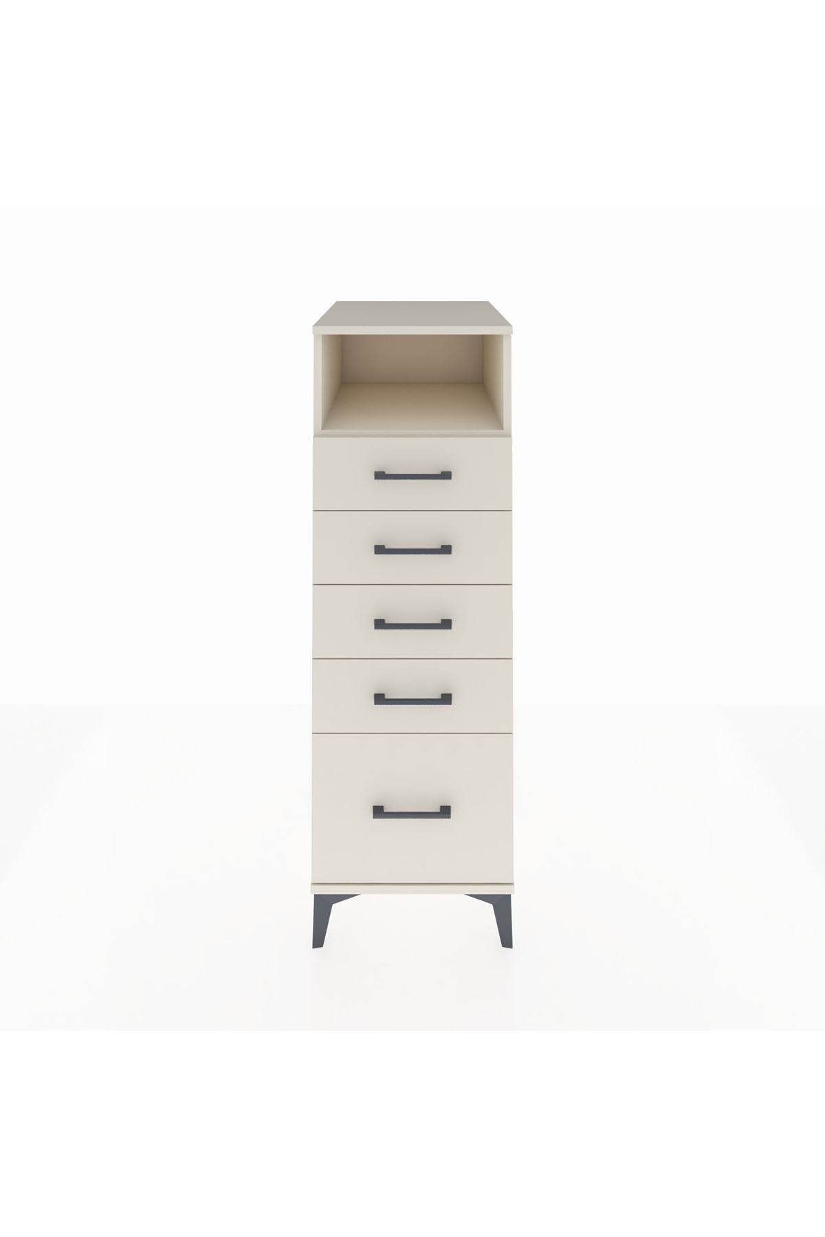 Kronos Dolap Tek Raflı 5 Çekmeceli 44x59x134 - S82M077V1C