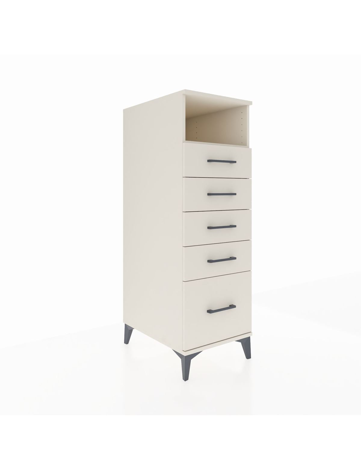Kronos Dolap Tek Raflı 5 Çekmeceli 44x59x134 - S82M077V1C
