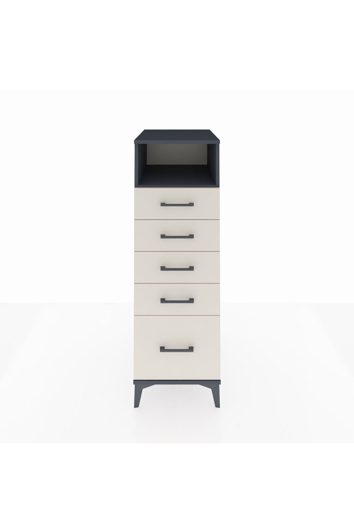 Kronos Dolap Tek Raflı 5 Çekmeceli 44x59x134 - S82M077V4C