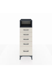 Kronos Dolap Tek Raflı 5 Çekmeceli 44x59x134 - S82M077V4C