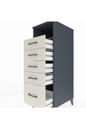 Kronos Dolap Tek Raflı 5 Çekmeceli 44x59x134 - S82M077V4C