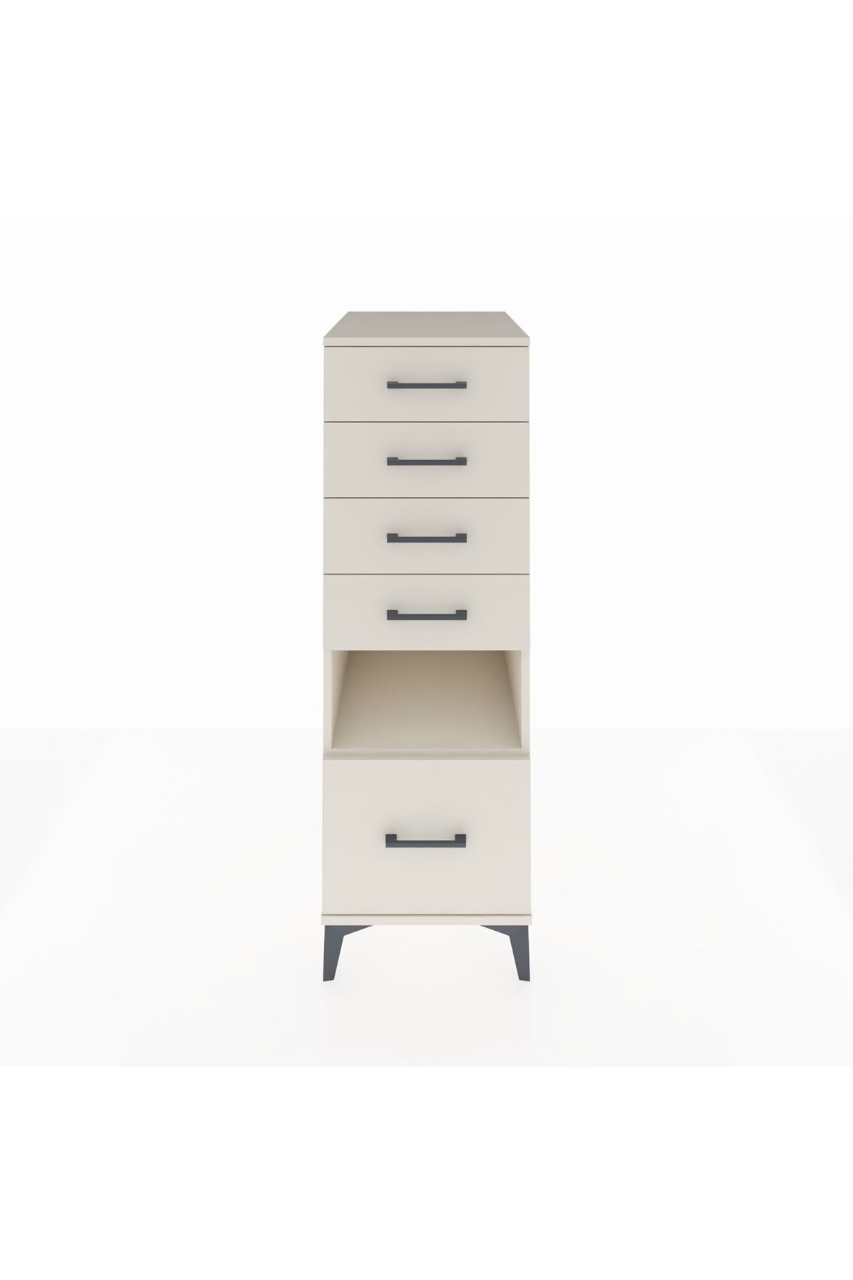 Kronos Dolap Tek Raflı 5 Çekmeceli 44x59x134 - S82M078V1C