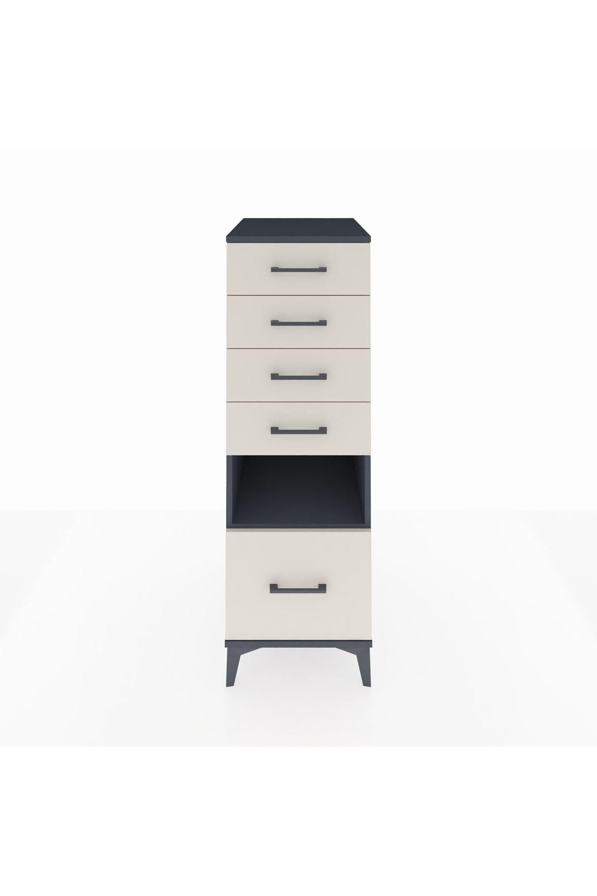 Kronos Dolap Tek Raflı 5 Çekmeceli 44x59x134 - S82M078V4C
