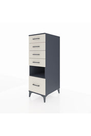 Kronos Dolap Tek Raflı 5 Çekmeceli 44x59x134 - S82M078V4C