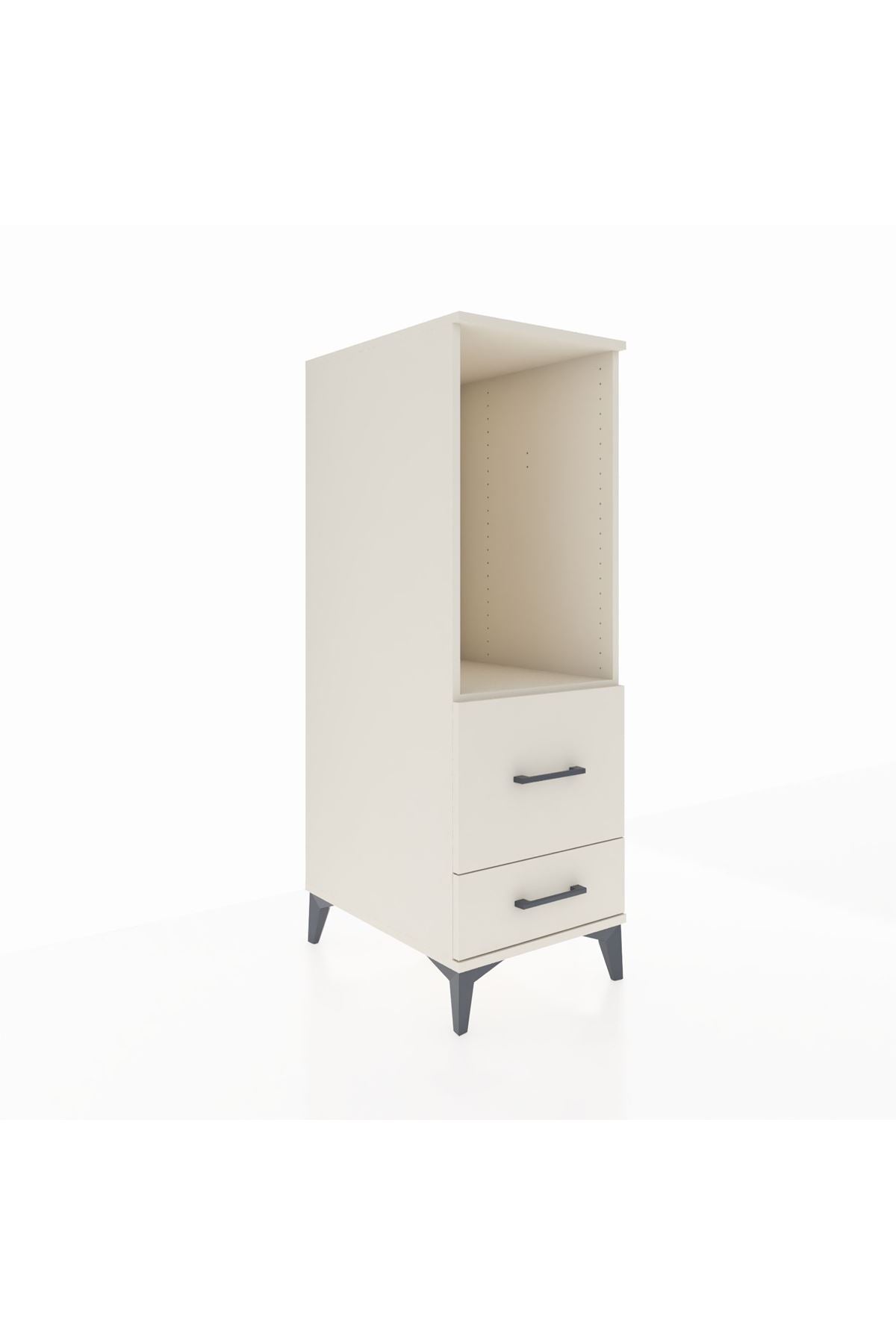 Kronos Dolap Tek Raflı 2 Çekmeceli 44x59x134 - S82M079V1C