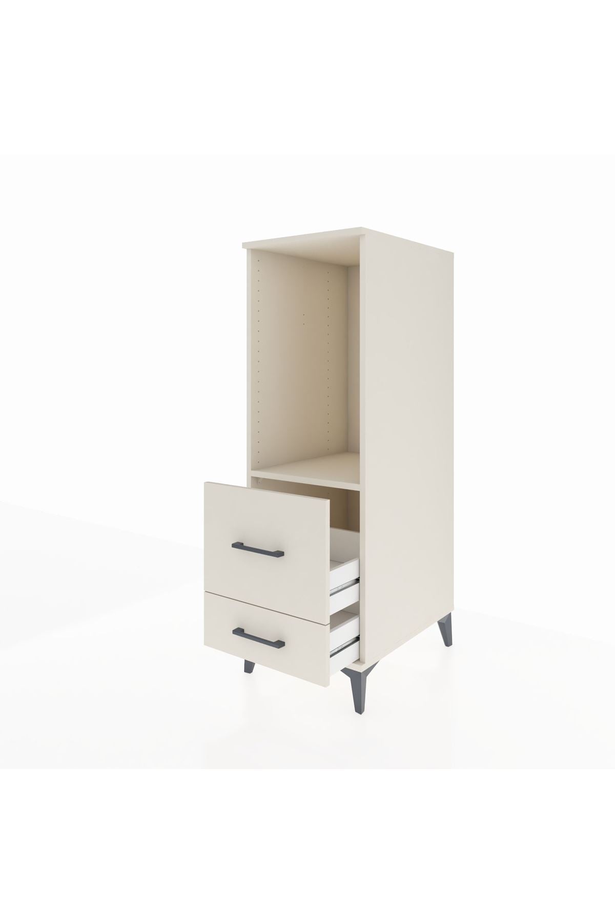 Kronos Dolap Tek Raflı 2 Çekmeceli 44x59x134 - S82M079V1C