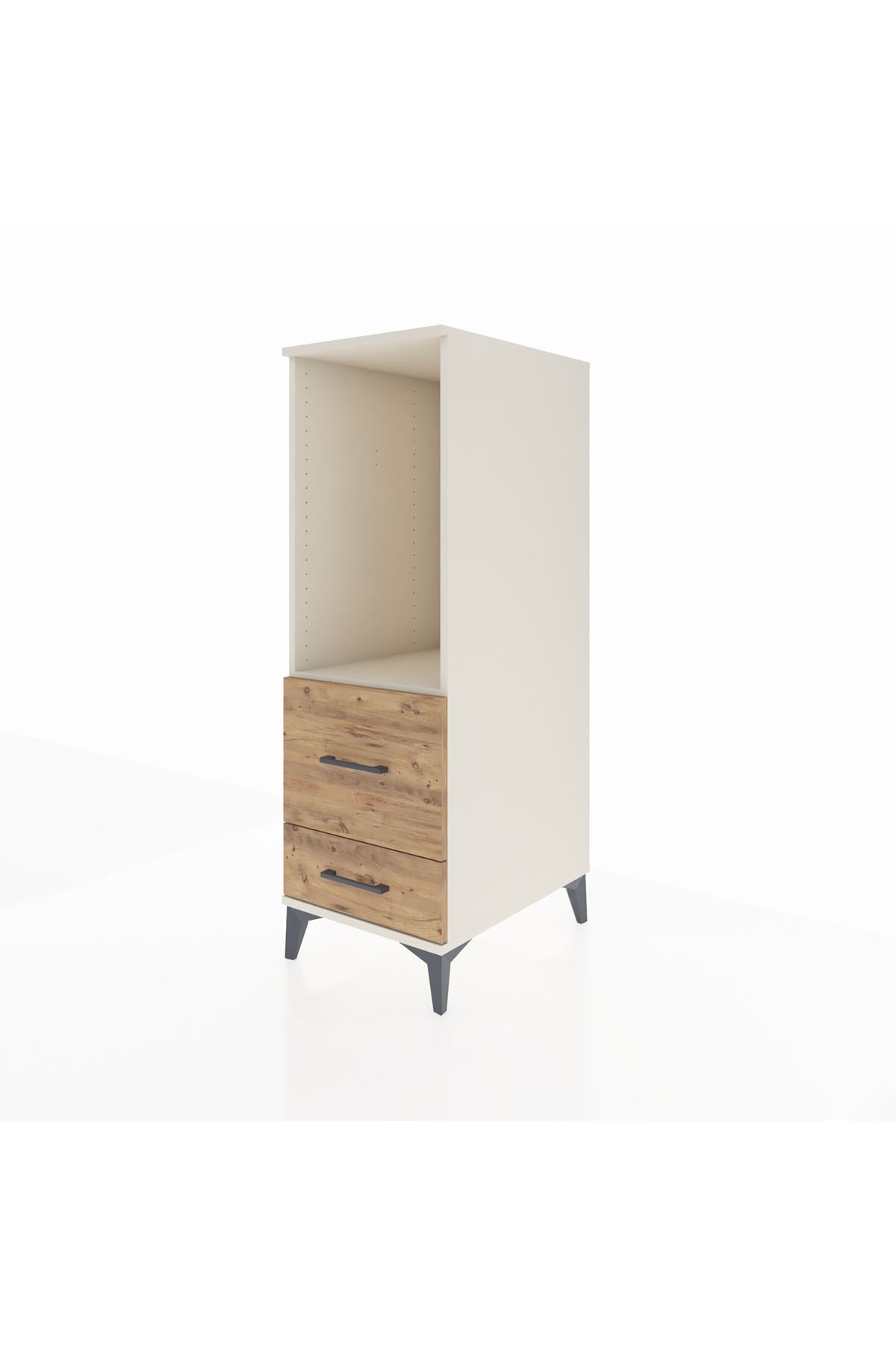 Kronos Dolap Tek Raflı 2 Çekmeceli 44x59x134 - S82M079V3C