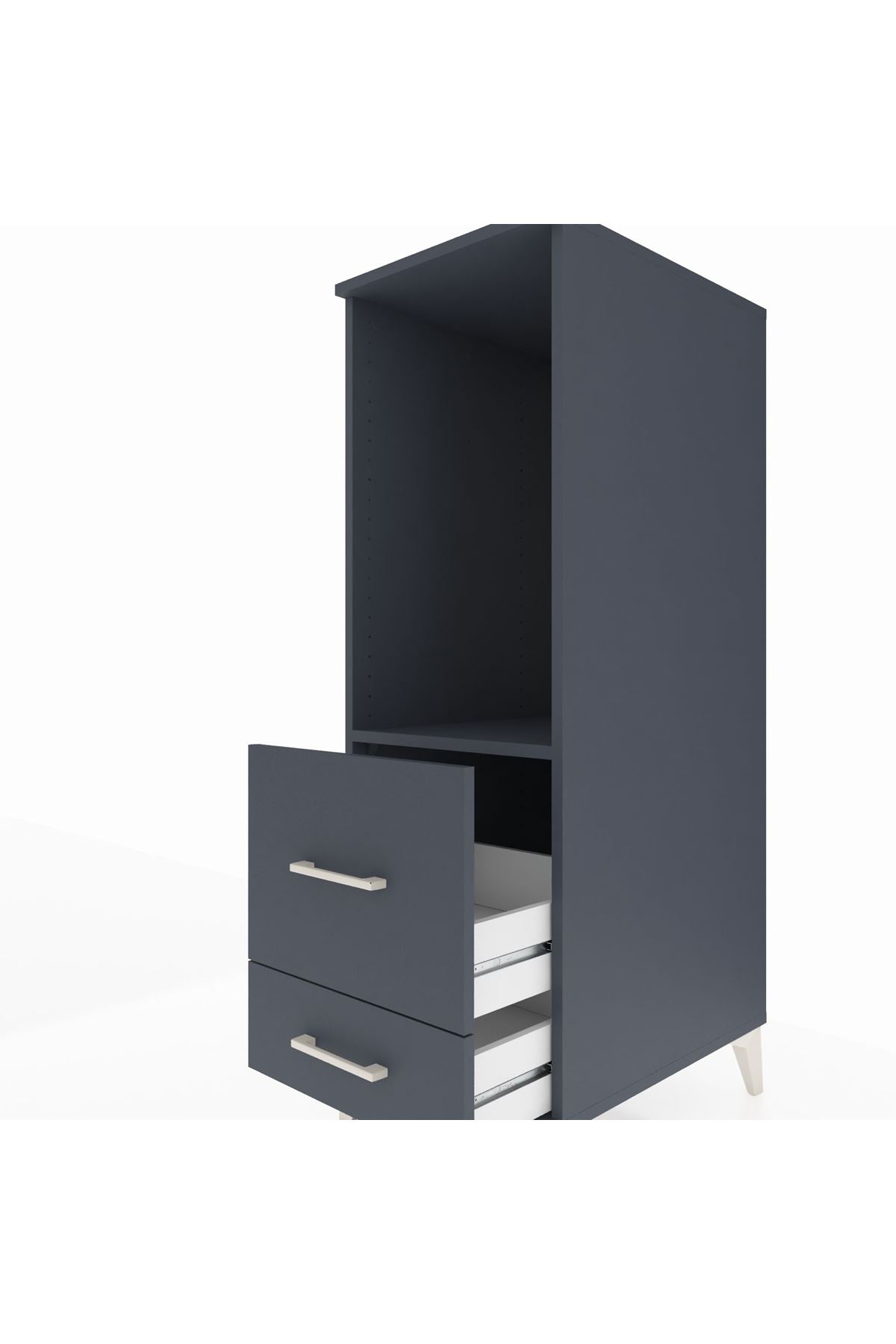 Kronos Dolap Tek Raflı 2 Çekmeceli 44x59x134 - S82M079V5C
