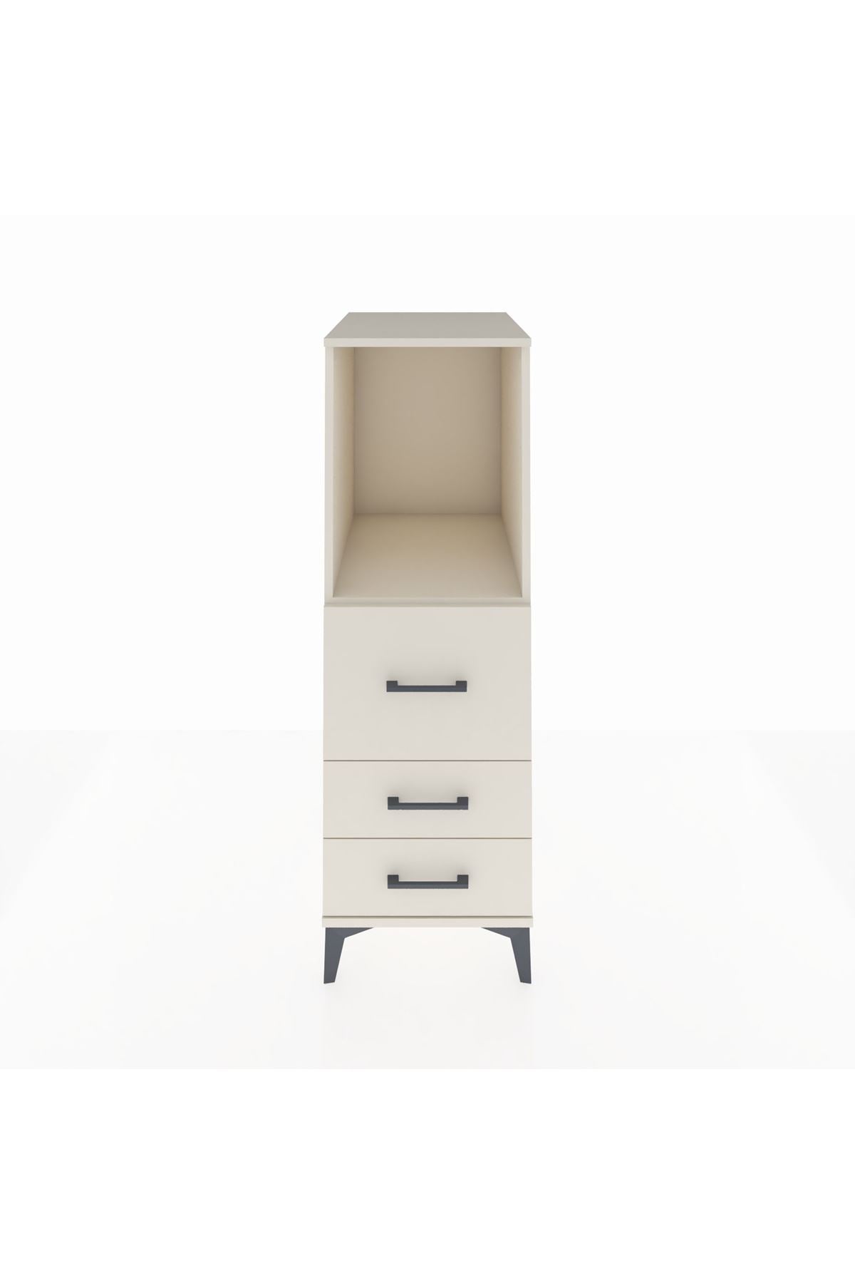 Kronos Dolap Tek Raflı 3 Çekmeceli 44x59x134 - S82M080V1C