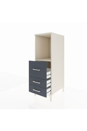 Kronos Dolap Tek Raflı 3 Çekmeceli 44x59x134 - S82M080V2C