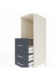 Kronos Dolap Tek Raflı 3 Çekmeceli 44x59x134 - S82M080V2C