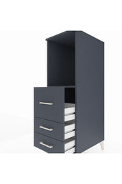 Kronos Dolap Tek Raflı 3 Çekmeceli 44x59x134 - S82M080V5C