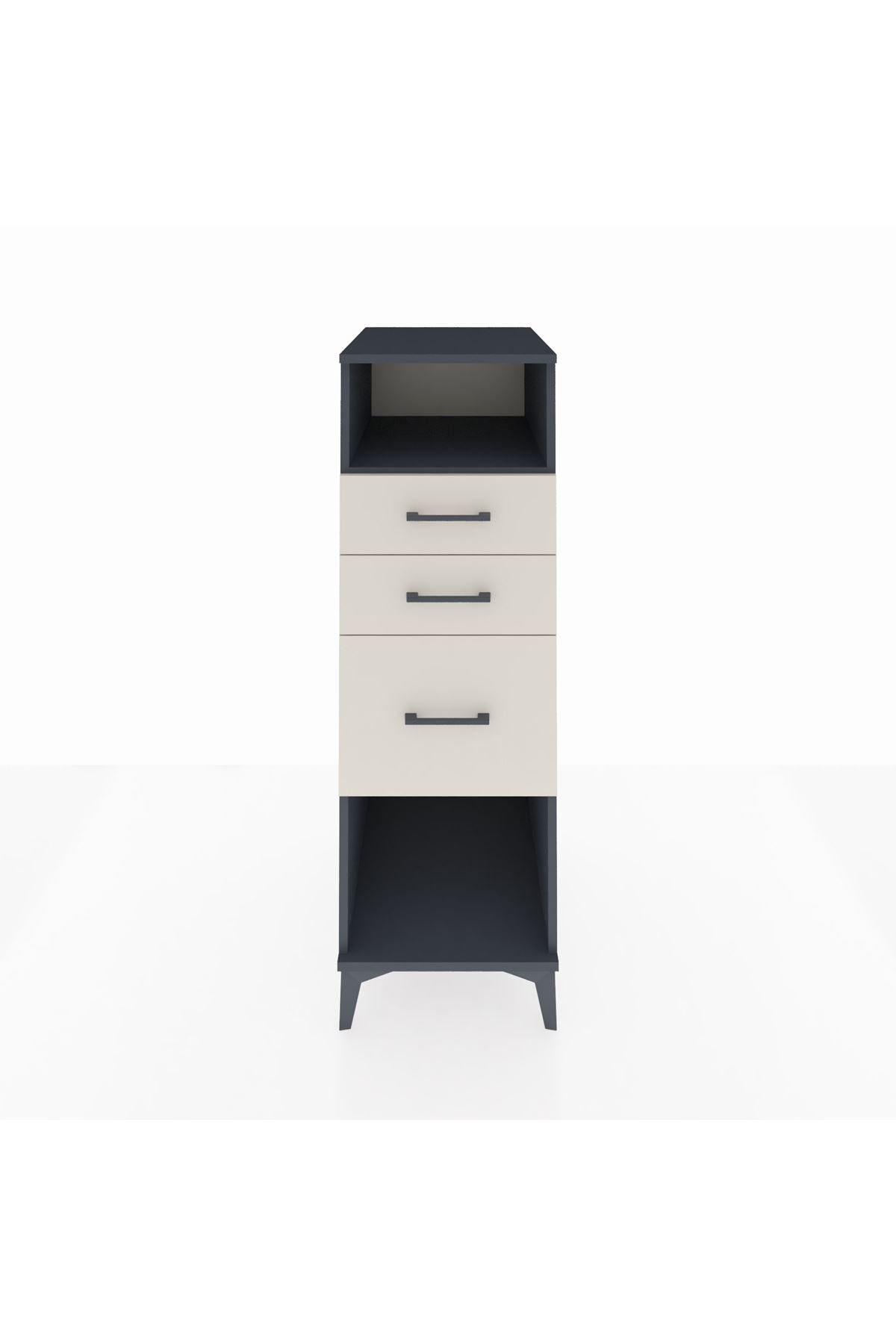 Kronos Dolap Tek Raflı 3 Çekmeceli 44x59x134 - S82M081V4C