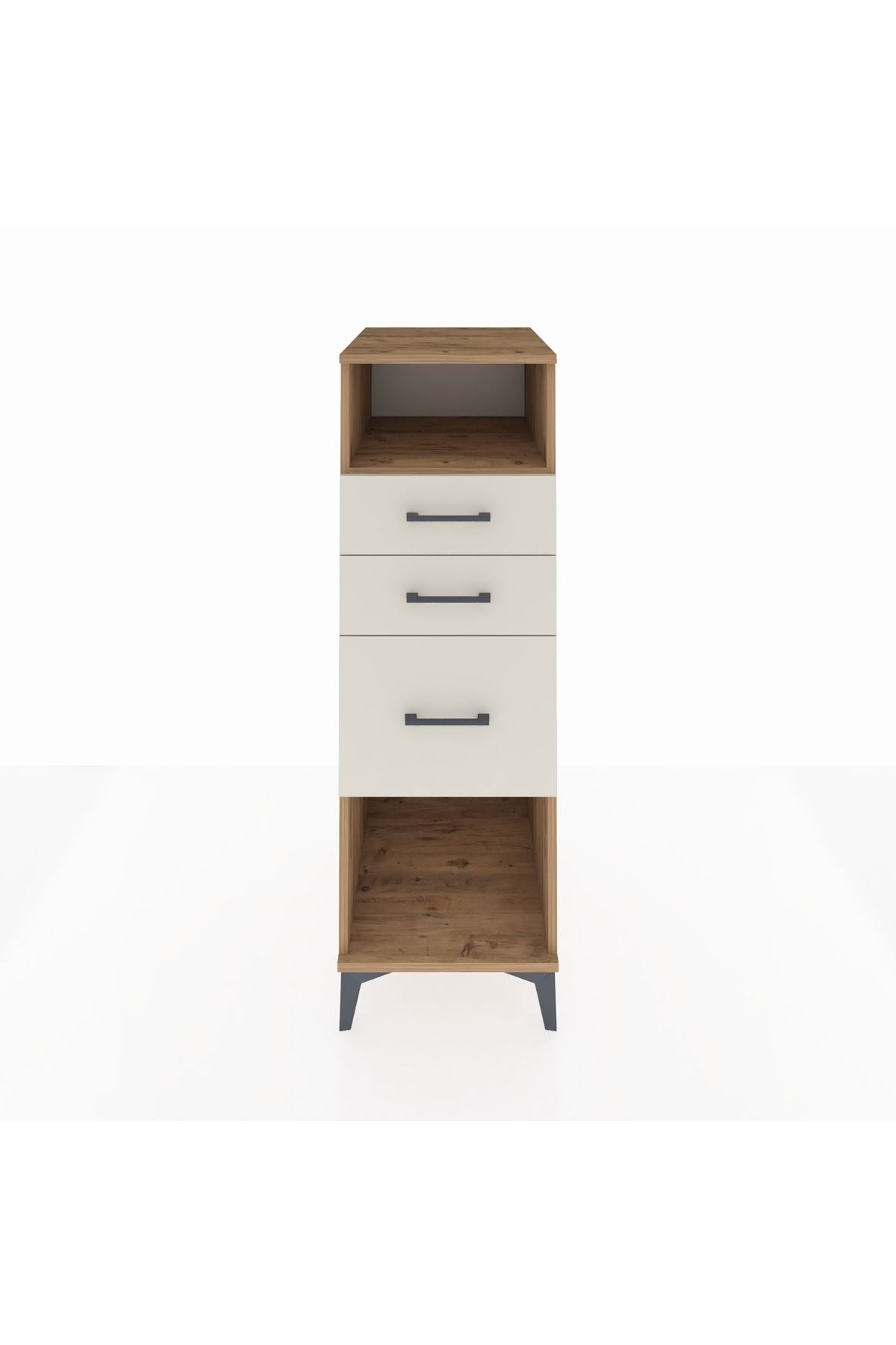 Kronos Dolap Tek Raflı 3 Çekmeceli 44x59x134 - S82M081V7C