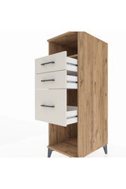 Kronos Dolap Tek Raflı 3 Çekmeceli 44x59x134 - S82M081V7C