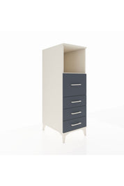 Kronos Dolap Tek Raflı 4 Çekmeceli 44x59x134 - S82M082V2C