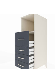 Kronos Dolap Tek Raflı 4 Çekmeceli 44x59x134 - S82M082V2C