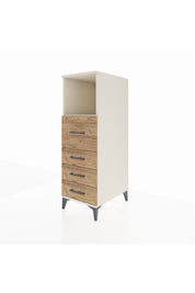 Kronos Dolap Tek Raflı 4 Çekmeceli 44x59x134 - S82M082V3C