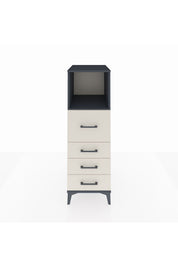 Kronos Dolap Tek Raflı 4 Çekmeceli 44x59x134 - S82M082V4C