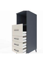Kronos Dolap Tek Raflı 4 Çekmeceli 44x59x134 - S82M082V4C