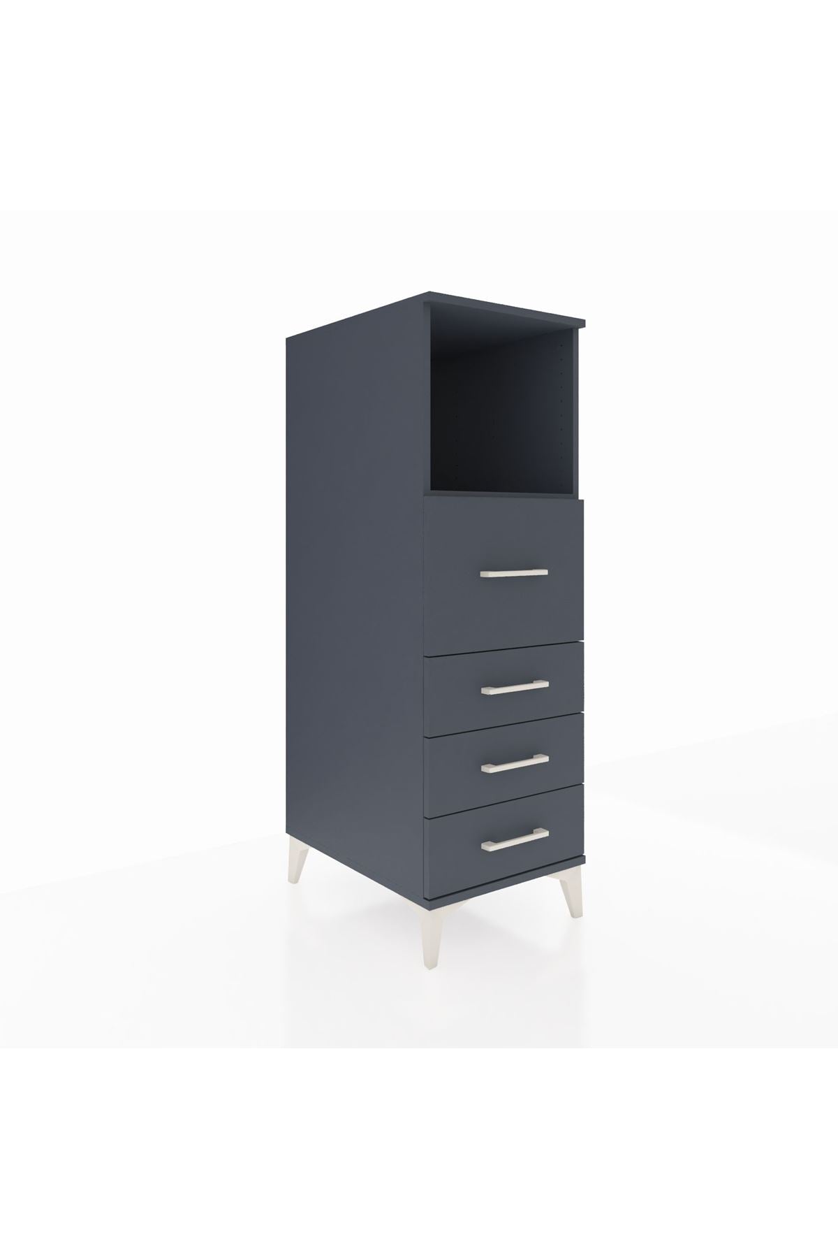 Kronos Dolap Tek Raflı 4 Çekmeceli 44x59x134 - S82M082V5C
