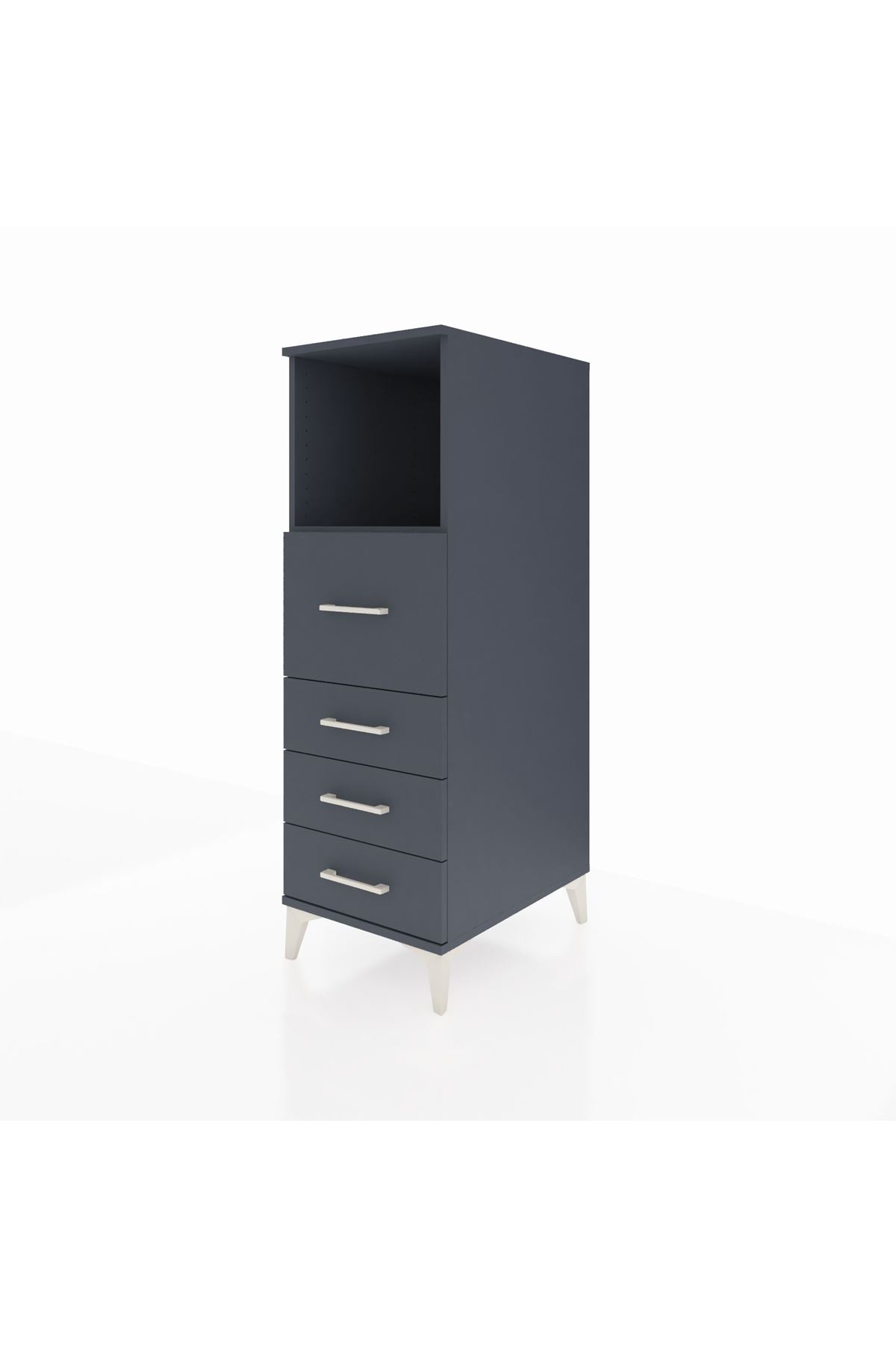 Kronos Dolap Tek Raflı 4 Çekmeceli 44x59x134 - S82M082V5C